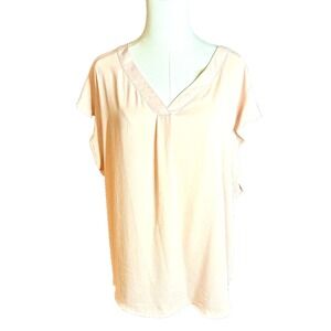 APT‎ 9 Women's Rose Pink Blouse Size 2X